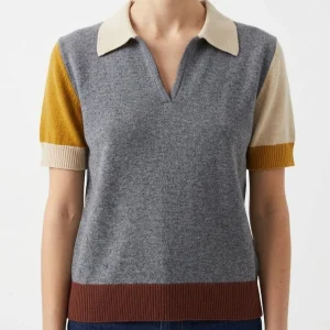 Polo Floor Color Block Marrón