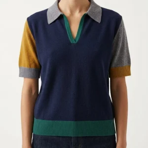 Polo Floor Color Block Marino