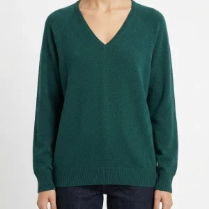 Sueter Floor Cuello Pico Verde