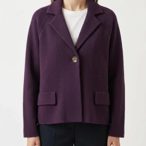Chaqueta Base Milano Punto Morado