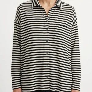 Camisa Shirt C-Zero Rayas Negro