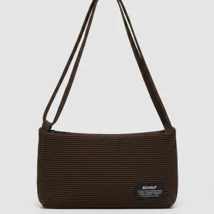 Bolso Ecoalf Tika Baguette Marrón Chocolate