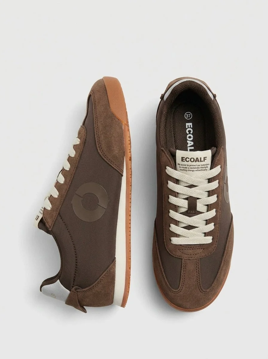 Sneaker Ecoalf Orleans Marrón Chocolate - Imagen 3