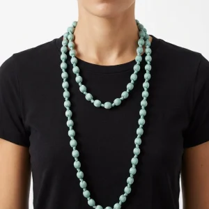 Collar  Il Baco Da Seta Bolas Seda Cielo