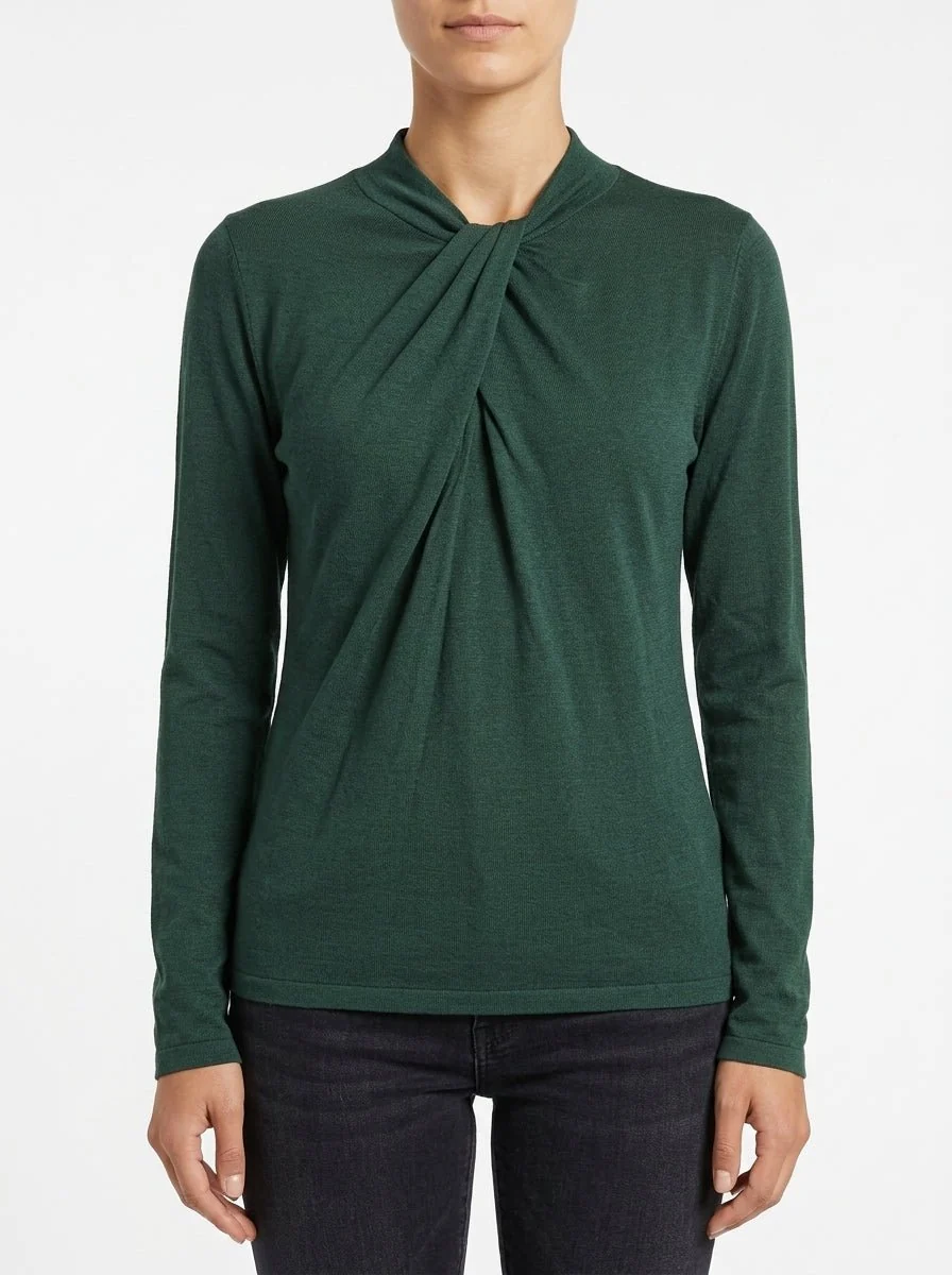 Camiseta Majestic Filatures Nudo Verde - Imagen 2
