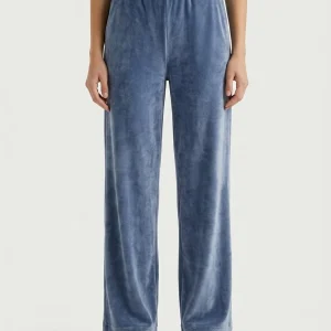 Pantalón Majestic Filatures Terciopelo Azul Claro