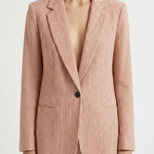 Blazer Goodmatch Rayas Naranja Quemado