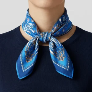 Foulard Maison Fanli Cancer Azul