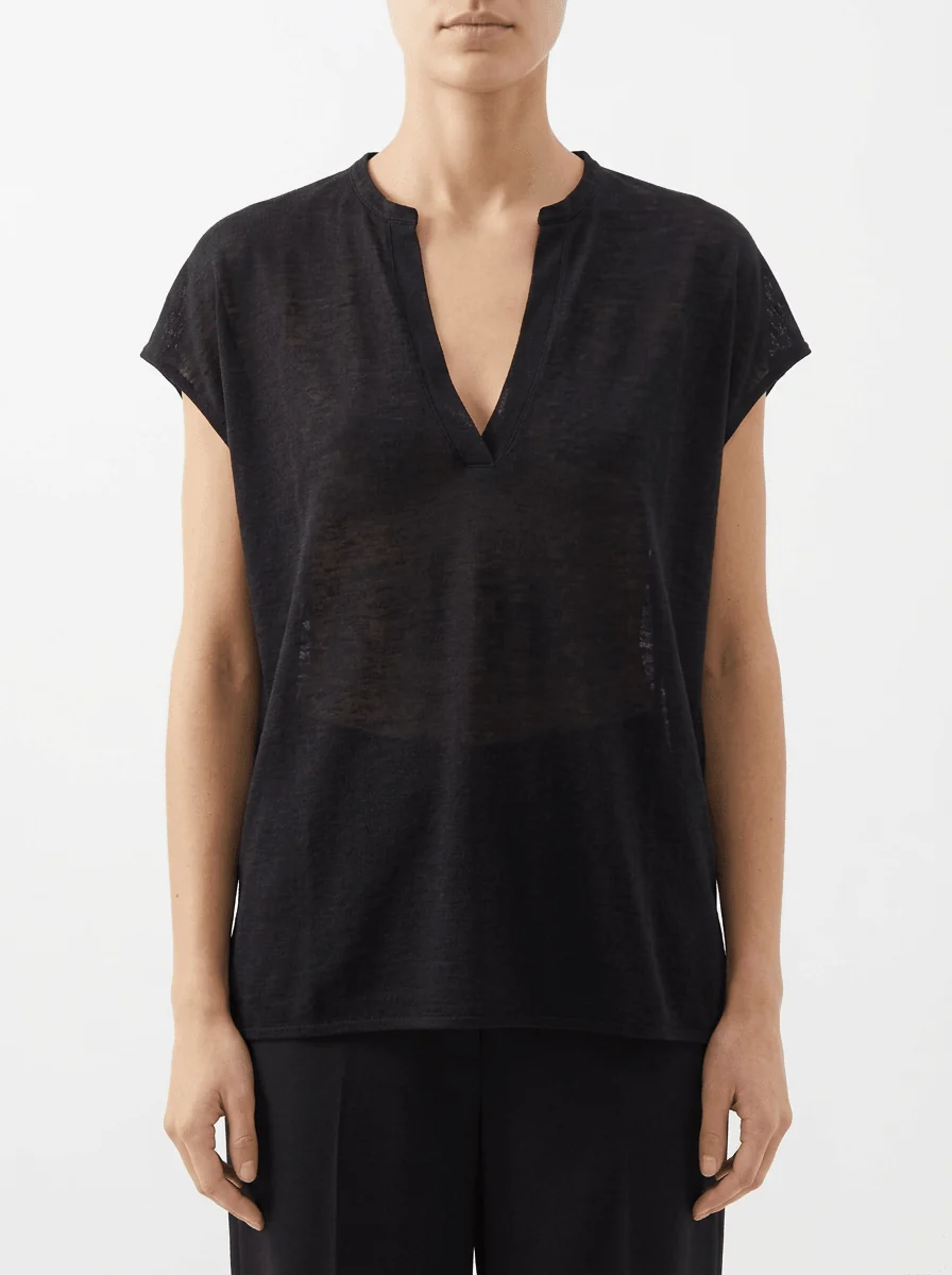 Camiseta Shirt C-Zero Lino Negro - Imagen 2
