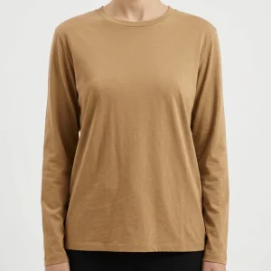 Camiseta Shirt C-Zero Cuello Redondo Camel