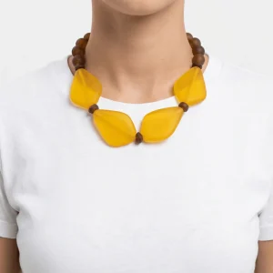 Collar Niu Heliconia Amarillo