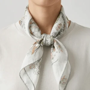 Foulard Maison Fanli Viaje Romantico Gris