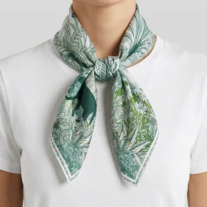 Foulard Maison Fanli Pantera Verde