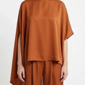 Camisa Poncho Sissi Otto Style Camel
