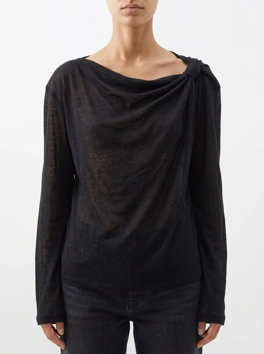 Camiseta Liviana Conti Donnie Negra - Imagen 2
