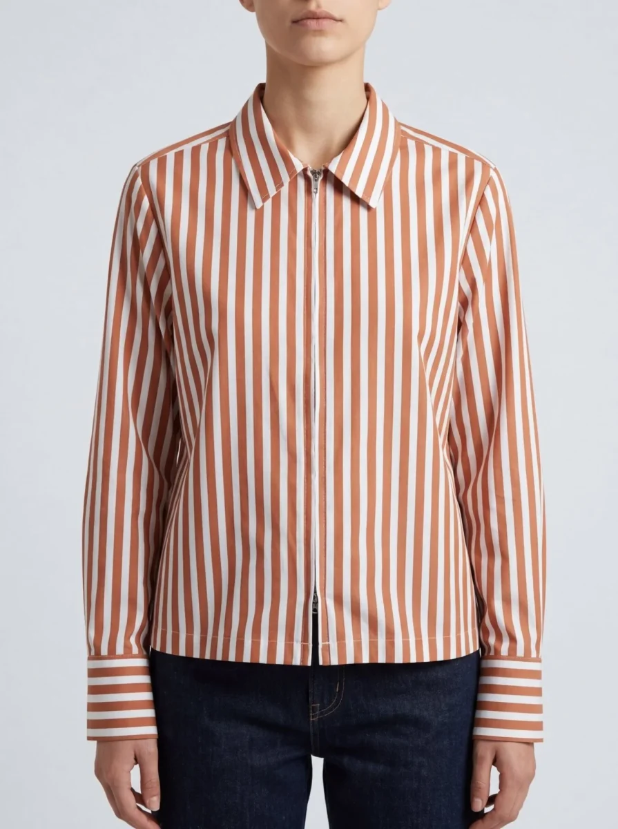 Camisa Academia Larissa Beige - Imagen 3
