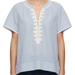 Blusa Rose And Rose Clemantis Rayas