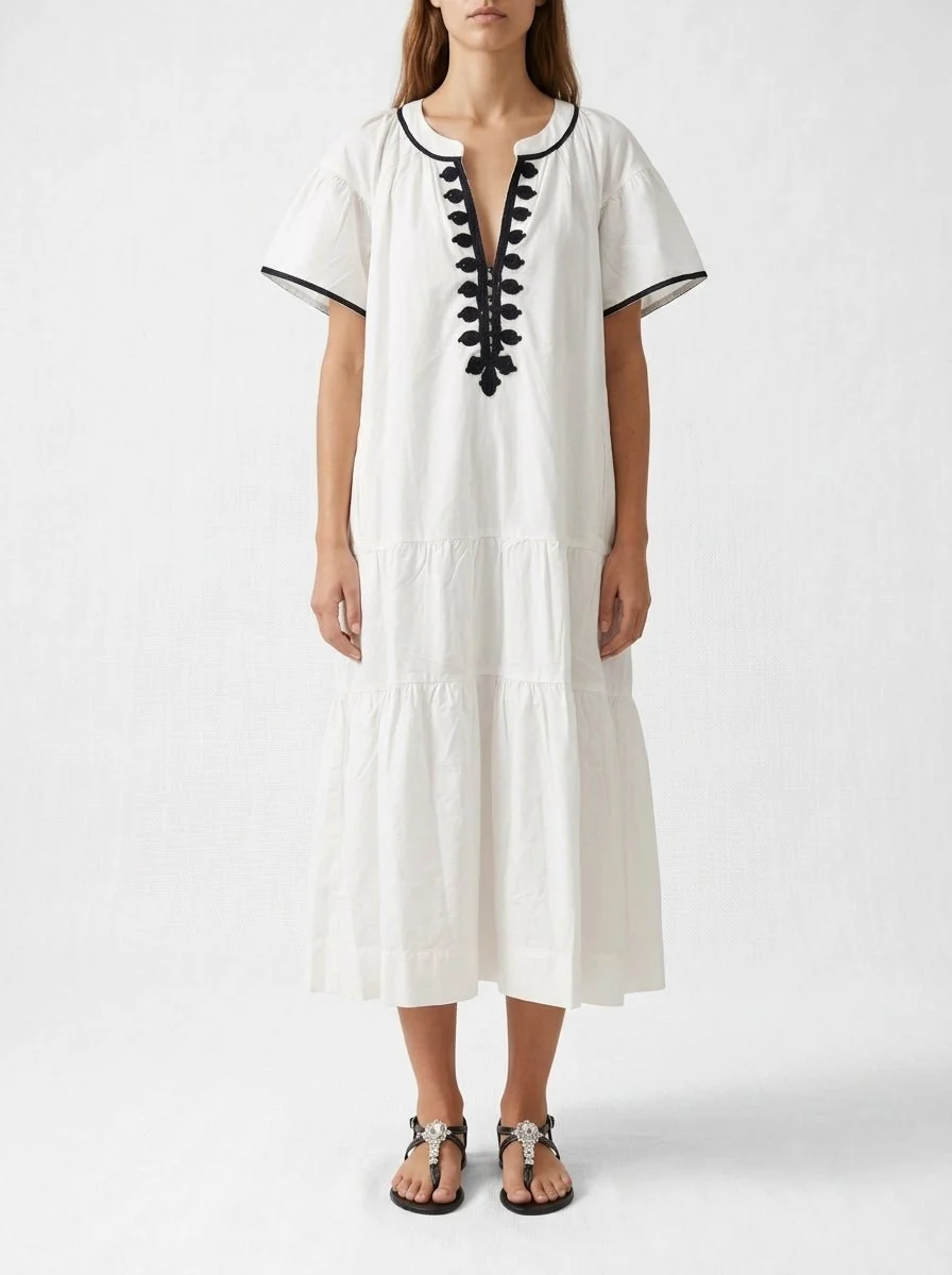 Vestido Rose And Rose Carnation Blanco - Imagen 2