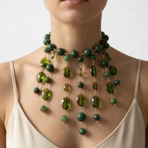Collar Fabrizio Marcantelli Chandelier Verde