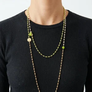 Collar Fabrizio Marcantelli Fino Cara Verde Claro