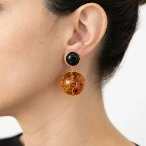 Pendientes Fabrizio Marcantelli Bola Miel