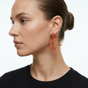 Pendientes Il Baco Da Seta Coral Rosa