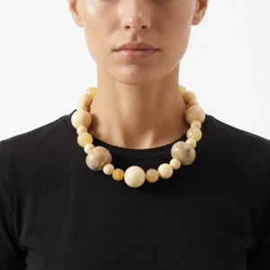 Collar Fabrizio Marcantelli Bolas Crudo