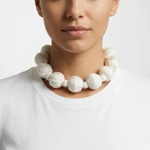 Collar Il Baco Da Seta Linh Blanco