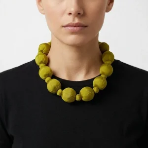 Collar Il Baco Da Seta Linh Pistacho