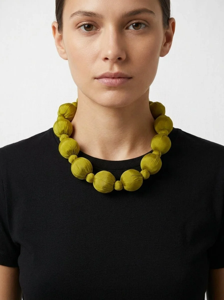Collar Il Baco Da Seta Linh Pistacho - Imagen 2