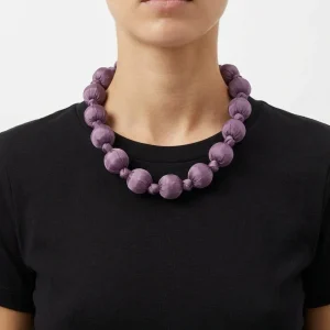 Collar Il Baco Da Seta Linh Malva Empolvado