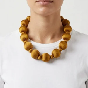 Collar Il Baco Da Seta Lihn Camel
