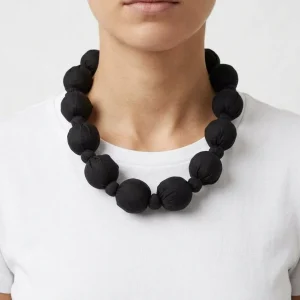 Collar Il Baco Da Seta Lihn Negro