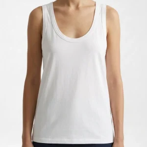 Camiseta Majestic Tirantes Blanca