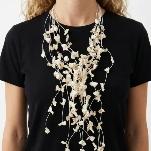 Collar Ana Hagopian Loop Long Blanco