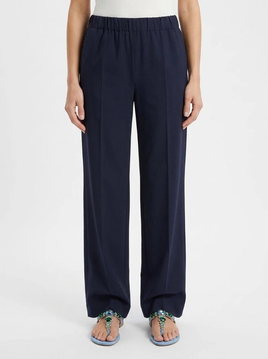 Pantalon Liviana Conti Ancho Bolsillos Detras - Imagen 2