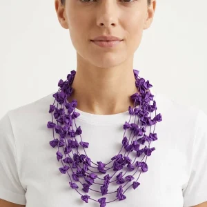 Collar Ana Hagopian Necklace Loop Violeta