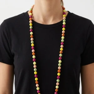 Collar Il Baco Da Seta Bolas Largo Brillo Multicolor