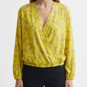 Blusa Whyci Estampada Amarilla