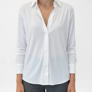 Camisa Norma Kamali Abertura Pico