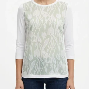 Camiseta Whyci Milano Estampado Tulipan