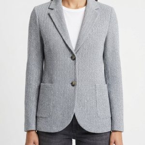Blazer Harris Wharf London Frise Bicolor Denim