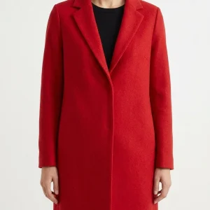 Abrigo Harris Wharf London Pressed Rojo
