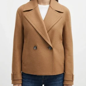 Chaqueta Harris Wharf London  Cruzada Corta Lana Toffe