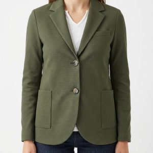 Blazer Harris Wharf London Pique Verde
