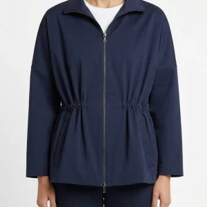 Parka Harris Wharf London Capucha Light Tecnica Marino
