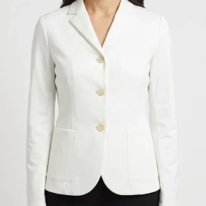 Blazer Harris Whar London Fitted Crepe Blanca