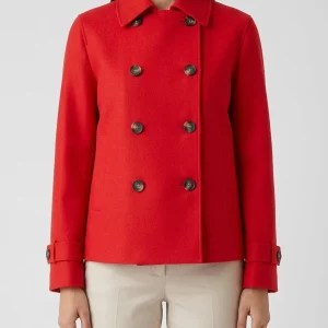 Chaqueta Harris Wharf London Trench Lana Roja