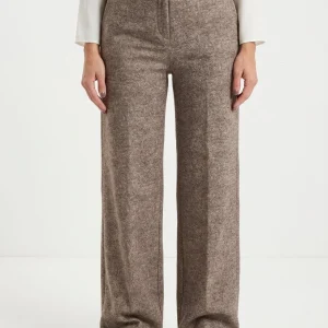 Pantalon Goodmatch Tweed Palazzo Beige