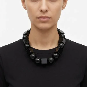 Collar Fabrizio Marcantelli 70's Negro